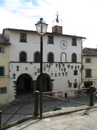 Palazzo Comunale di radda in Chianti, provincia di Siena