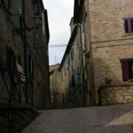 Volterra alley in the historic center